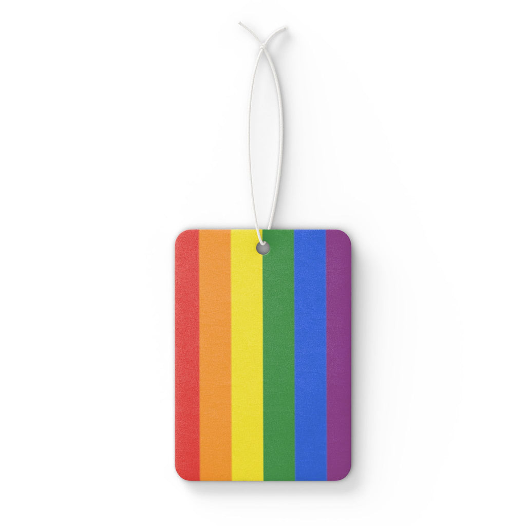 Rainbow Pride Car Air Freshener - Colorful Aromatic Accessory for LGBTQ+ Celebrations