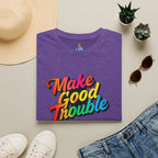 Make Good Trouble' Rainbow T-Shirt