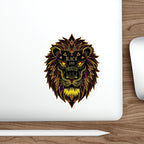 Die-Cut Stickers -  Lion Head - Black And Proud