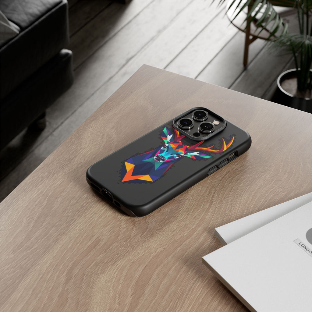 Colorful Fractal Deer Art Design Tough Case For Android & iPhone