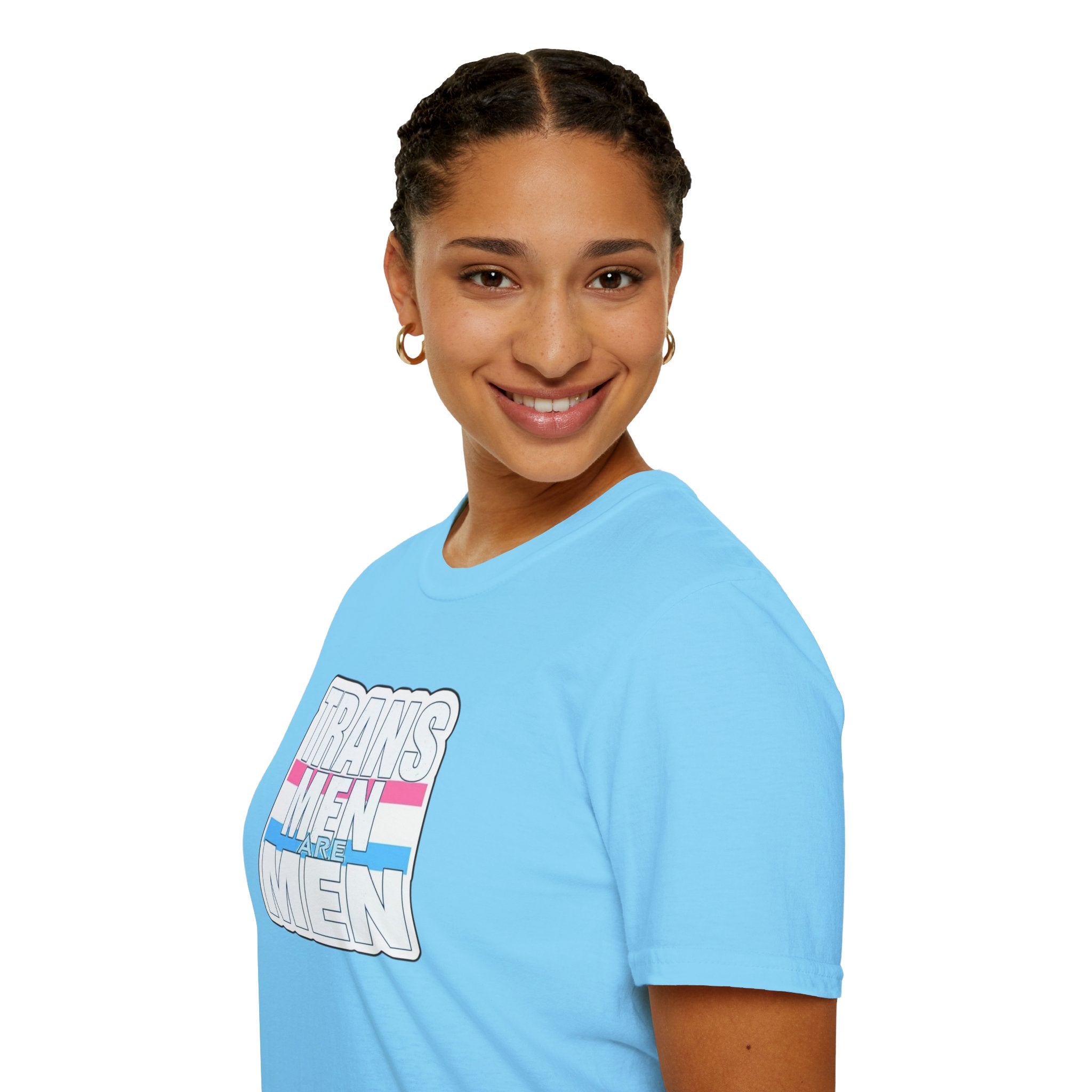 Unisex Softstyle T-Shirt - 'Trans Men Are Men' Statement Tee