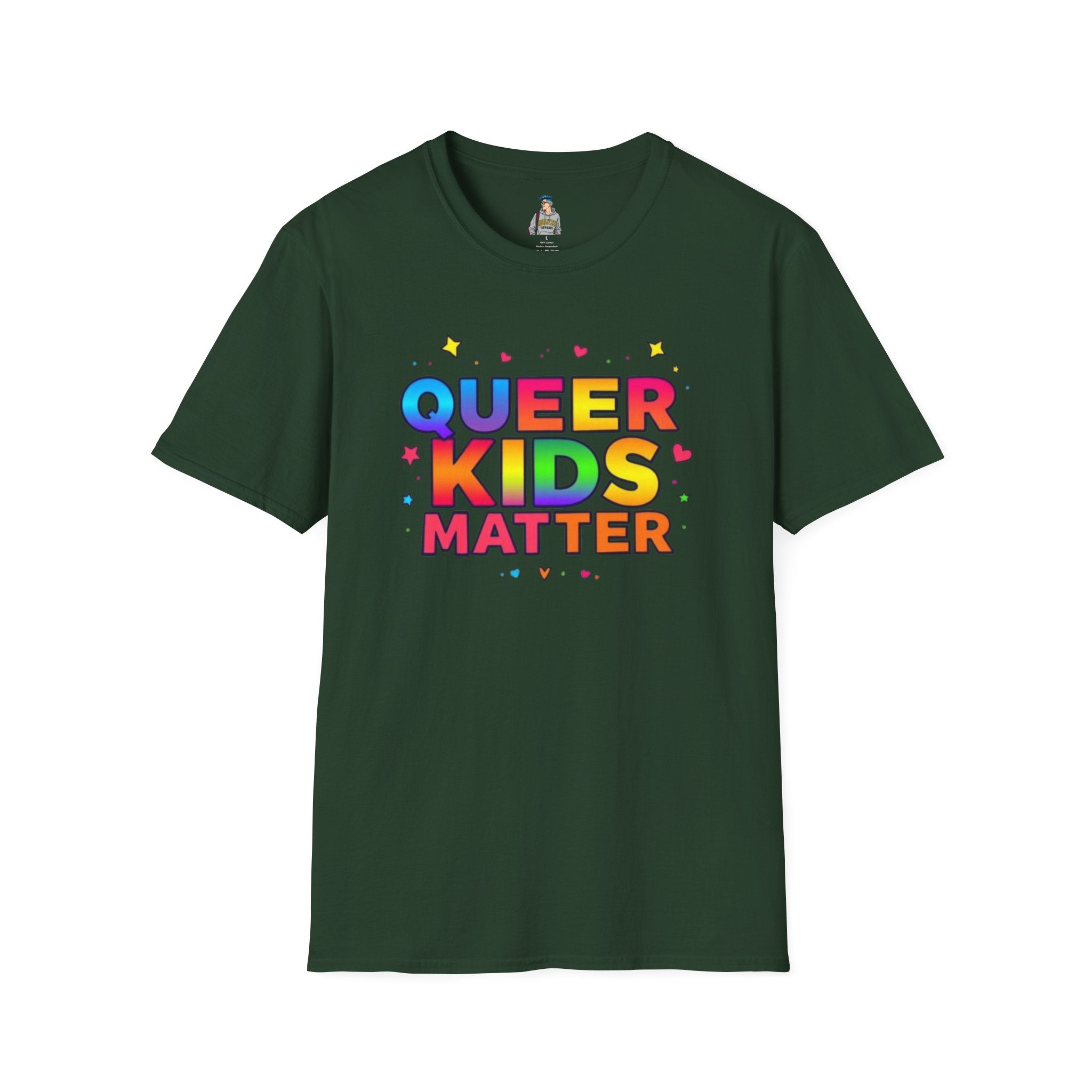 Colorful Queer Kids Matter Pride T-Shirt
