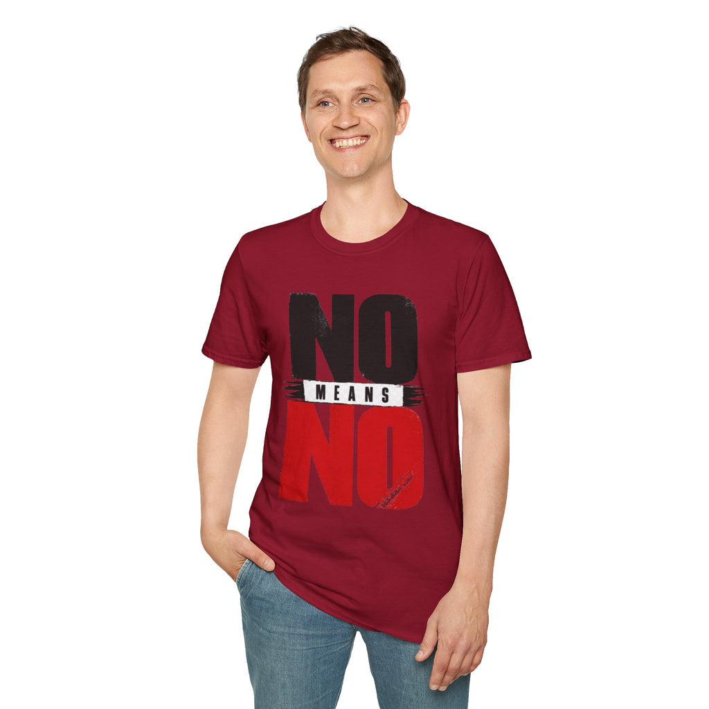 NO Means NO T-Shirt — Consent Awareness Graphic Tee