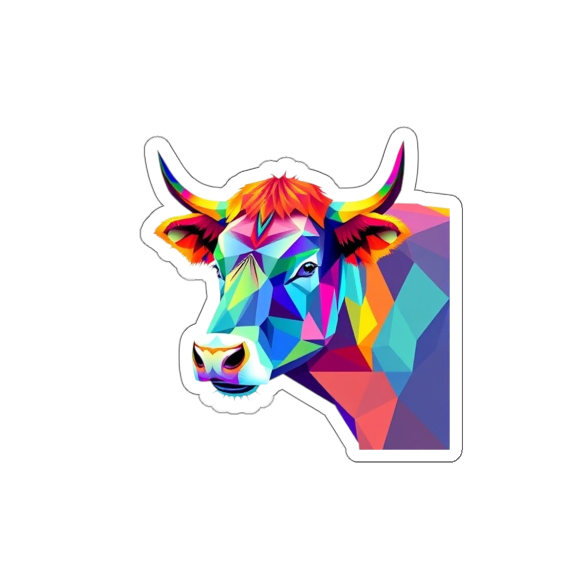 Die-Cut Stickers - Pride Bull