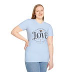 Love Is Never Wrong T-Shirt — LGBTQ+ Pride Heart Tee
