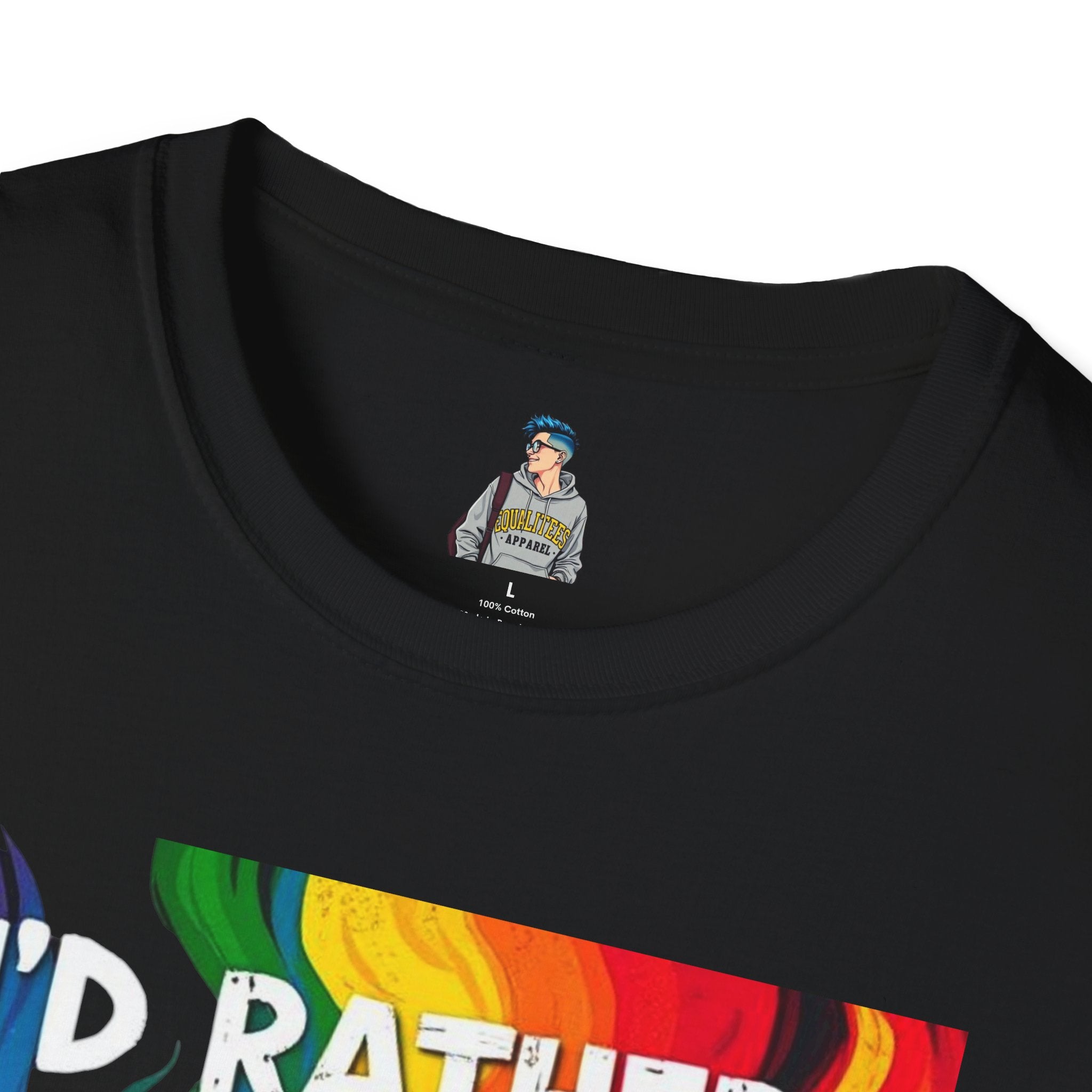 Unisex Softstyle T-Shirt - "Love My Way to Hell" Graphic Tee