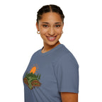 Mountain Scene Unisex Softstyle T-shirt