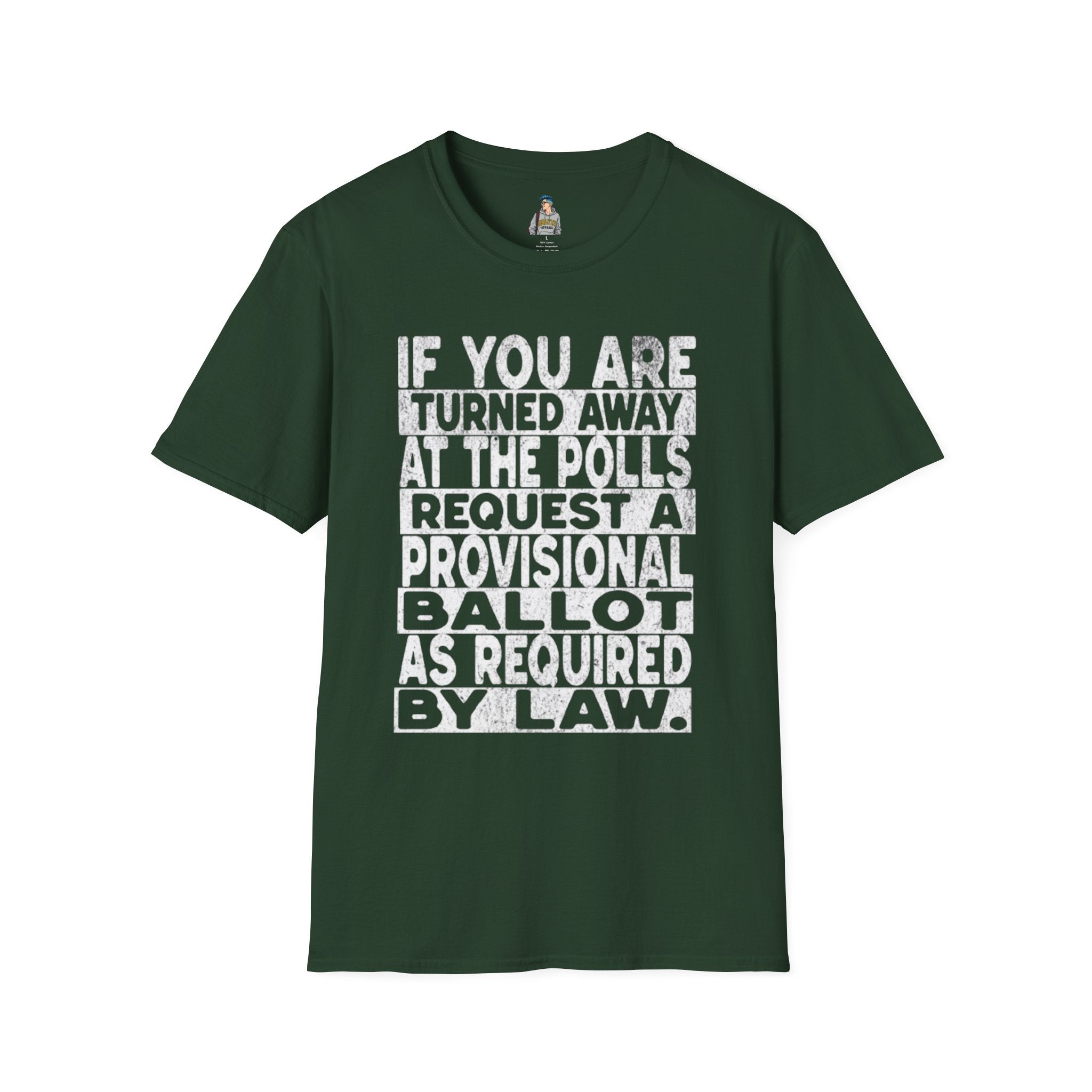 Do Not Be Intimidated Know Your Rights Voting Tee-English