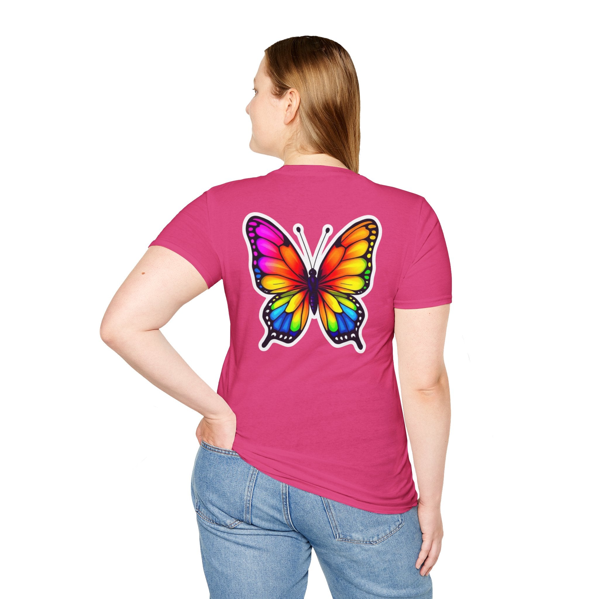 Rainbow Butterfly Cocoon Pride T-Shirt