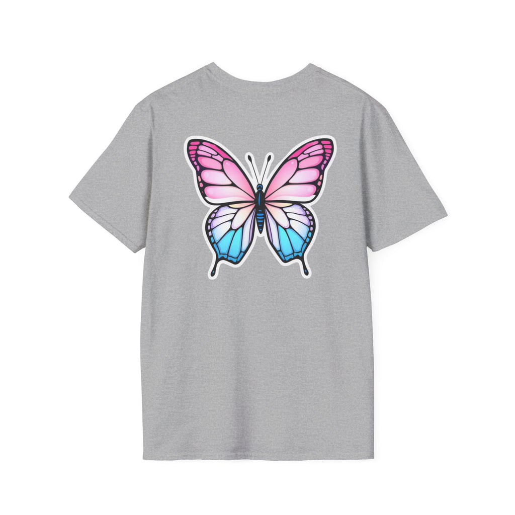 Trans Caterpillar to Butterfly Graphic T-Shirt