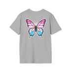 Trans Caterpillar to Butterfly Graphic T-Shirt