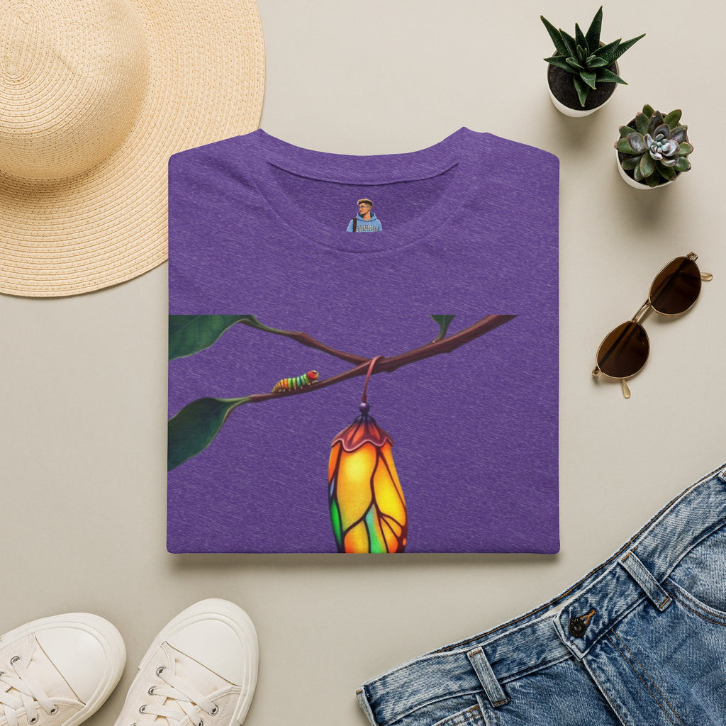 Rainbow Butterfly Cocoon Pride T-Shirt