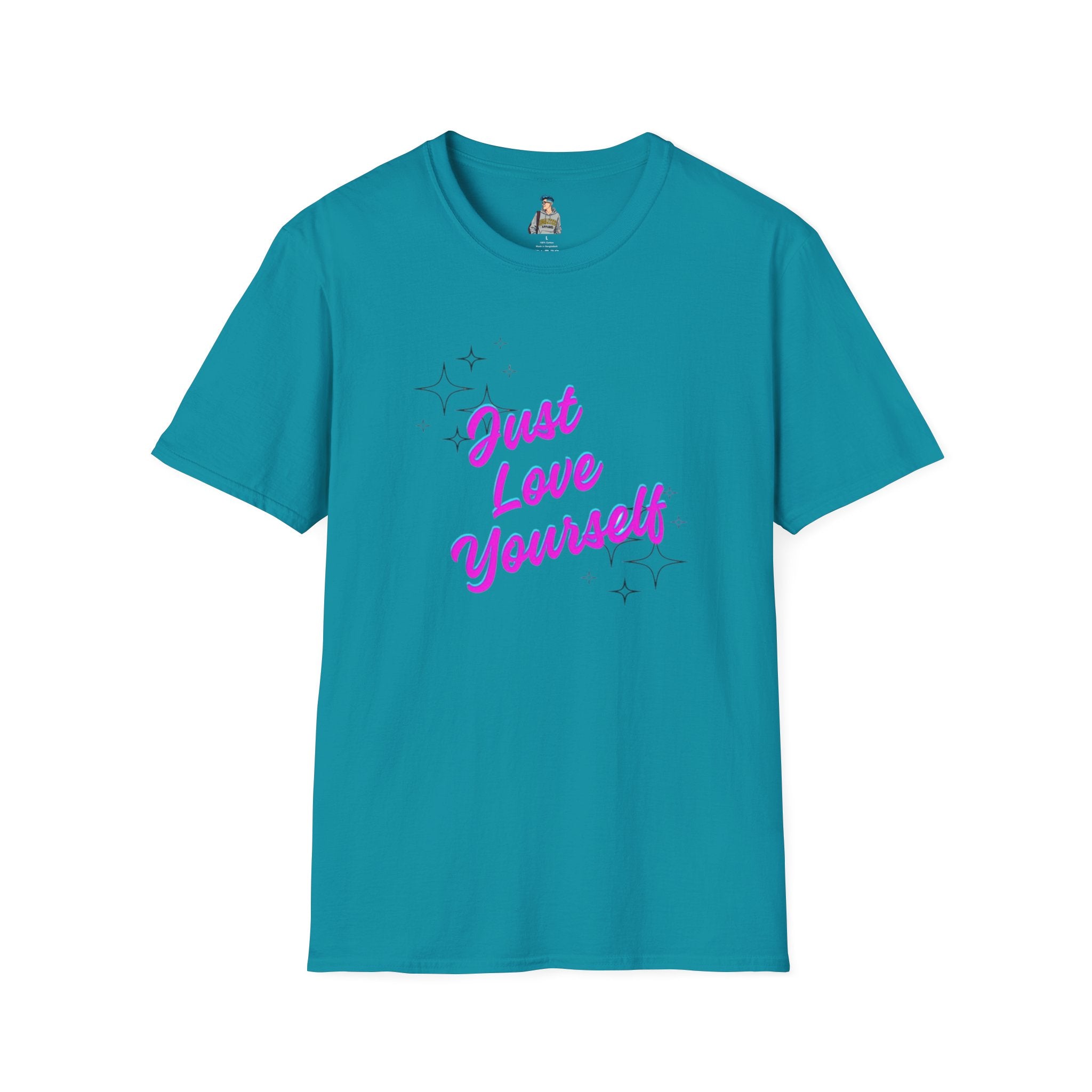 Just Love Yourself Unisex Softstyle T-Shirt - Motivational Tee for Self-Love