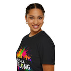 Unisex Softstyle T-Shirt - 'We All Belong"