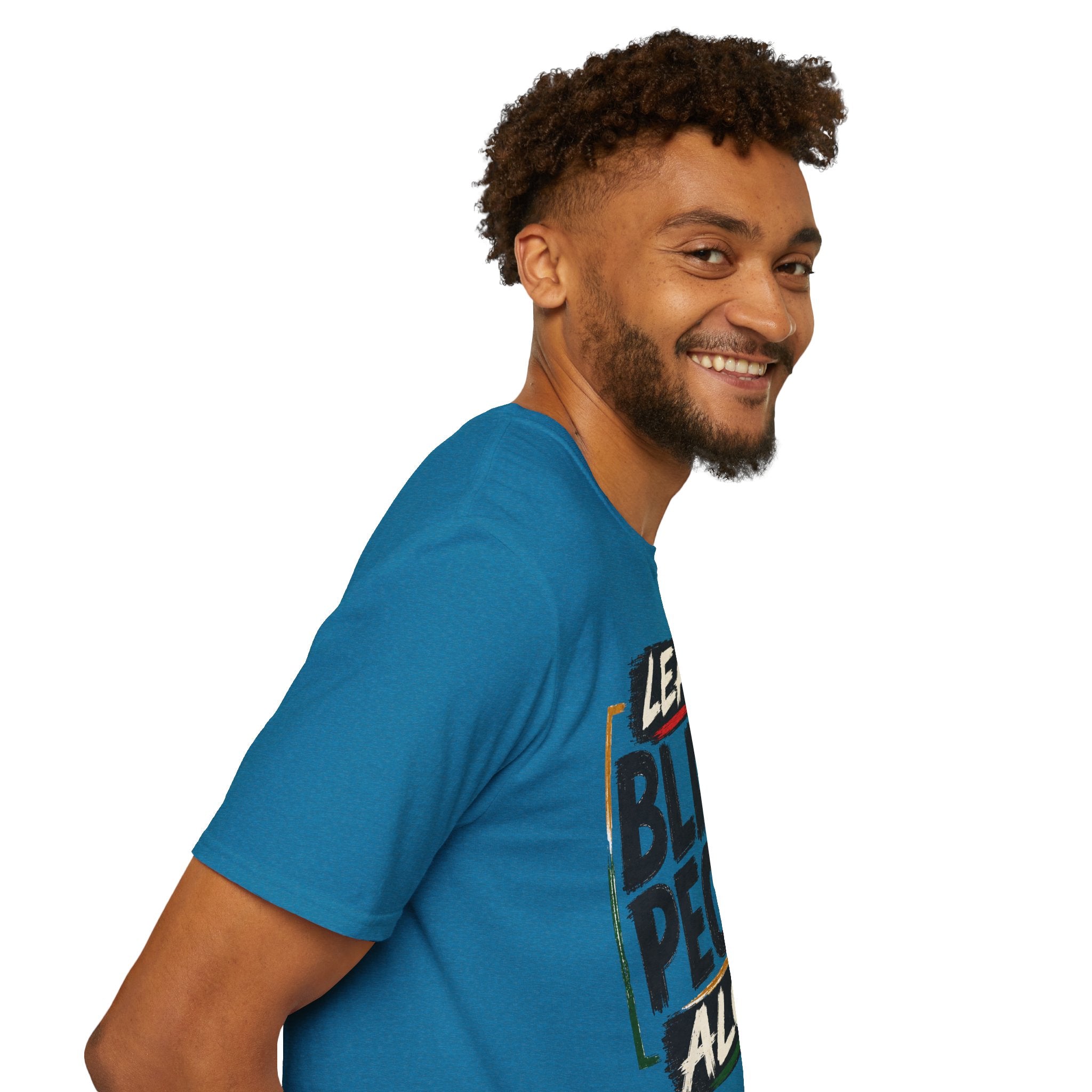 T-Shirt — "Leave Black People Alone" Social Justice Statement Tee