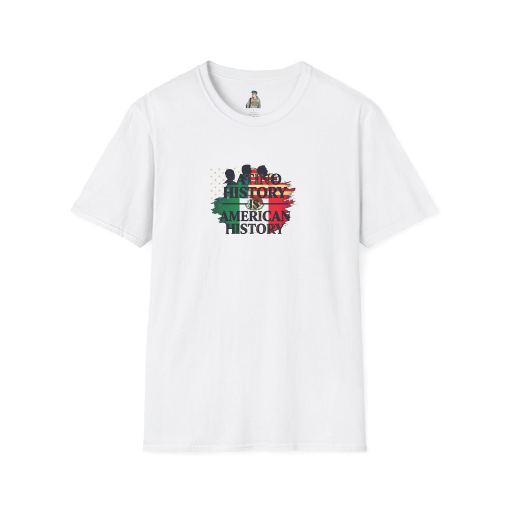 Unisex Softstyle T-Shirt - 'Latino History is American History' Graphic Tee