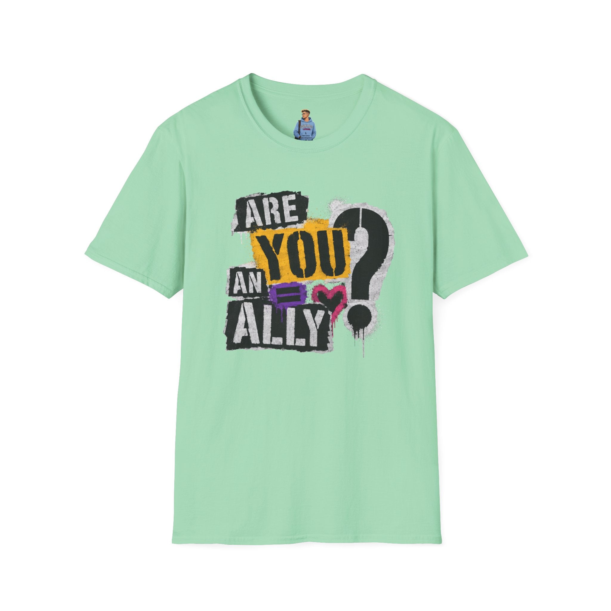 Are You An Ally? Graphic T‑Shirt — Pride & Allyship Tee
