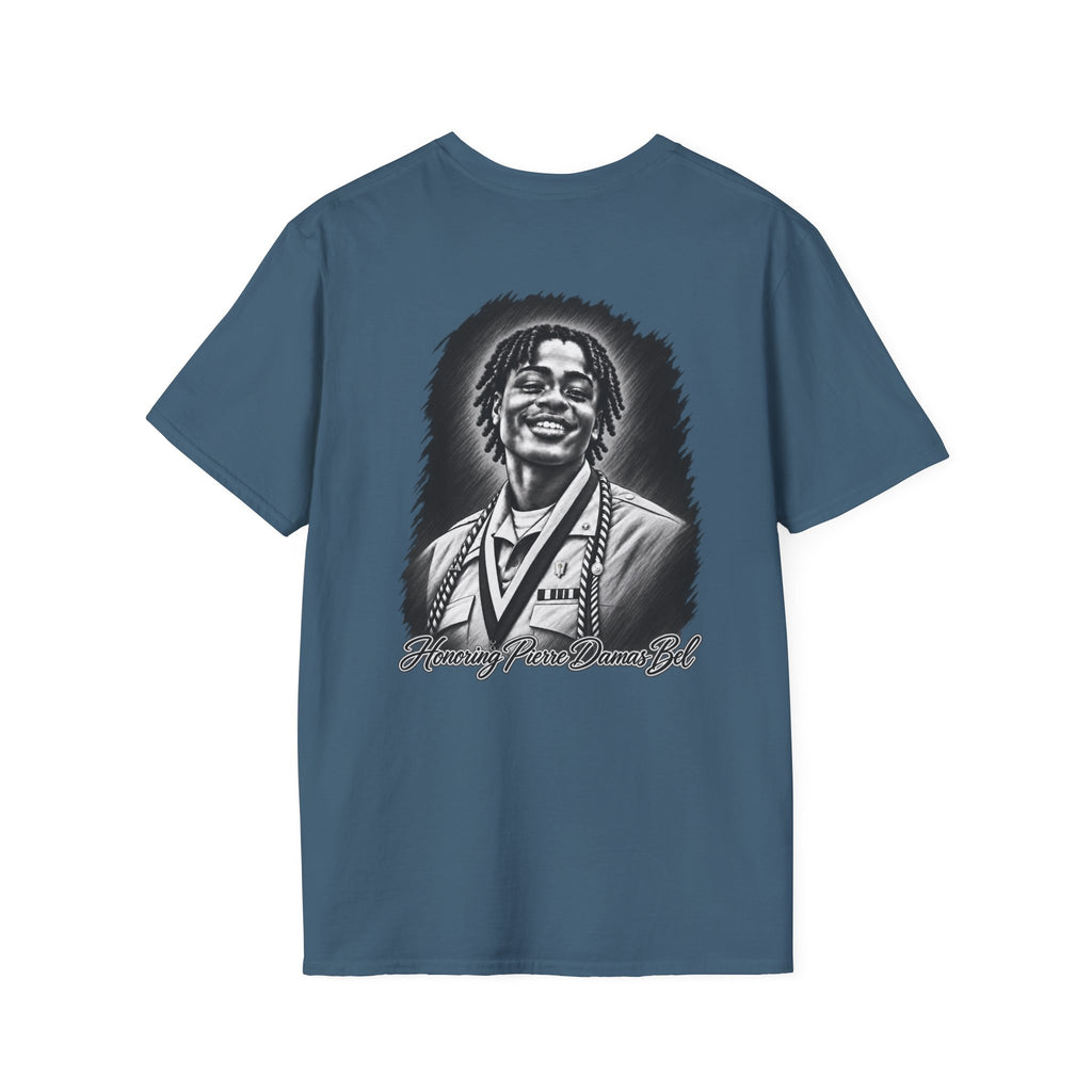 Portrait Front and Back - In Memory of Pierre Damas Bel T-Shirt