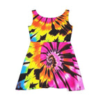 Tie-Dye Skater Dress - Perfect for Summer Outings & Festivals