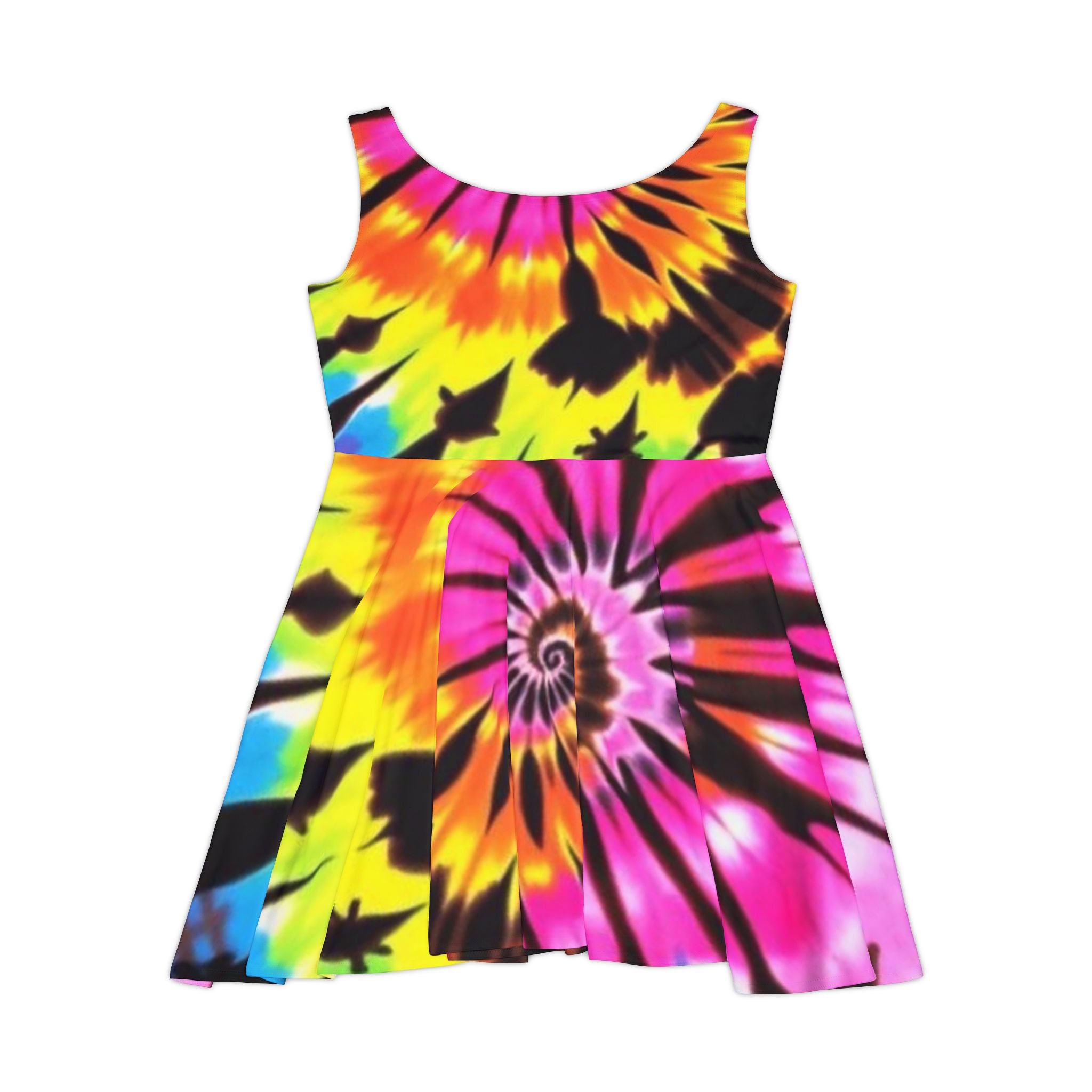 Tie-Dye Skater Dress - Perfect for Summer Outings & Festivals