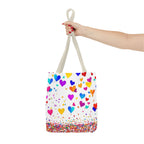 Falling Hearts Tote Bag