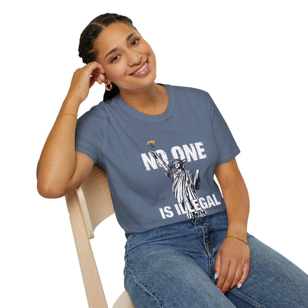 No One Is Illegal Graphic T-shirt