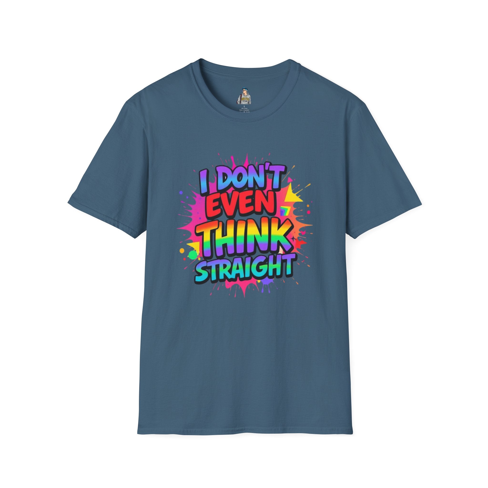 Colorful Humor T-Shirt, Pride Apparel, Gift for Friends, Casual Wear, Fun Statement Tee