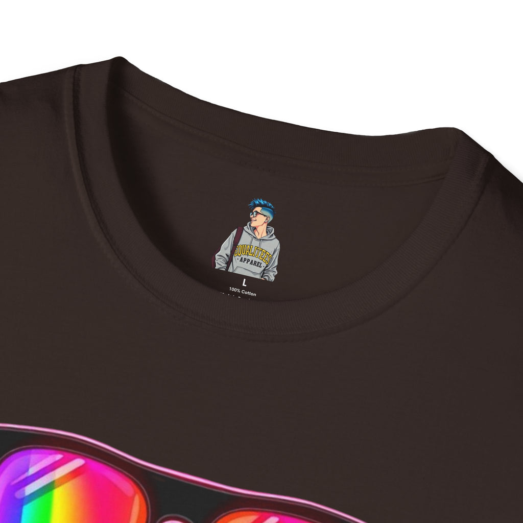 Rainbow Sunglasses Unisex t-shirt