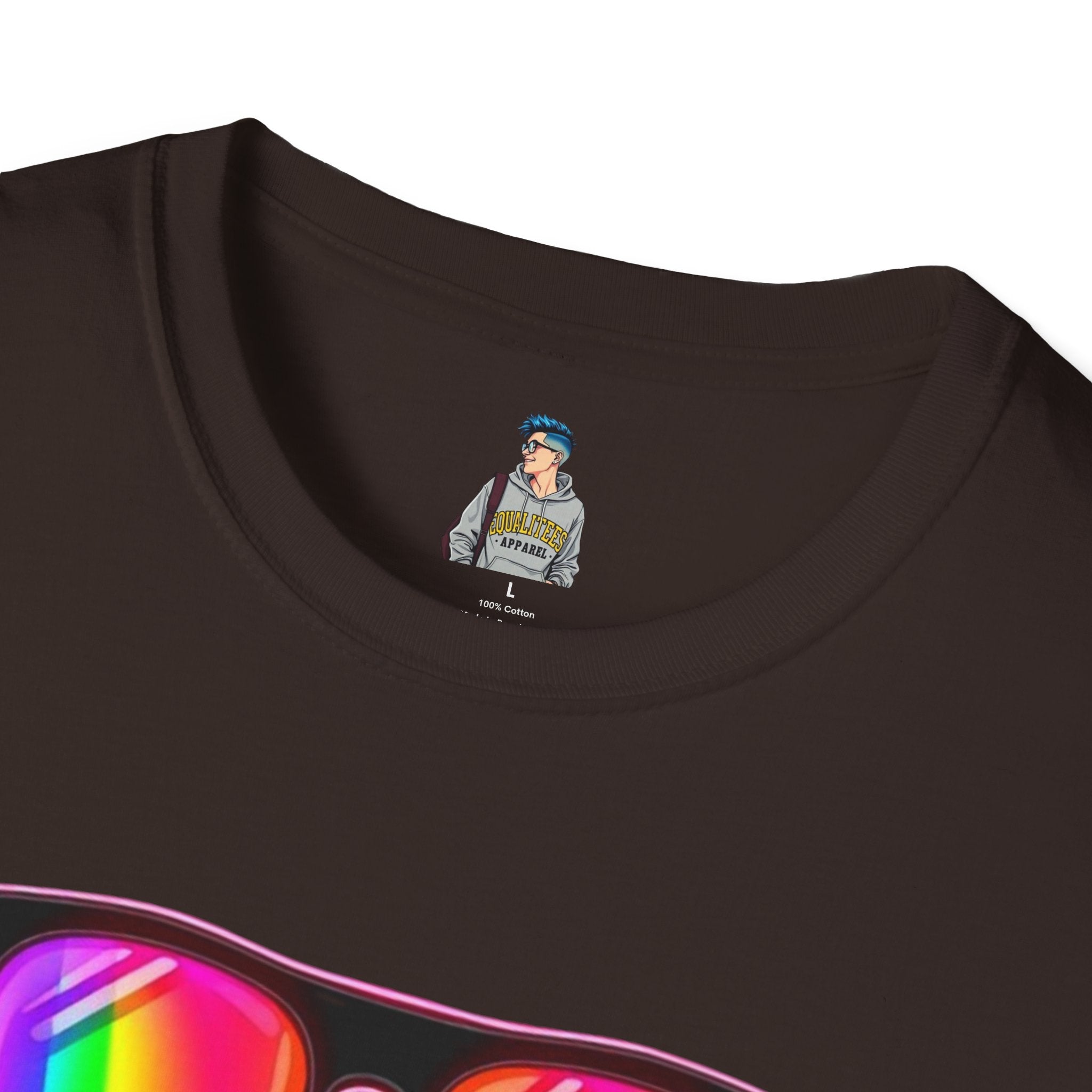 Rainbow Sunglasses Unisex t-shirt