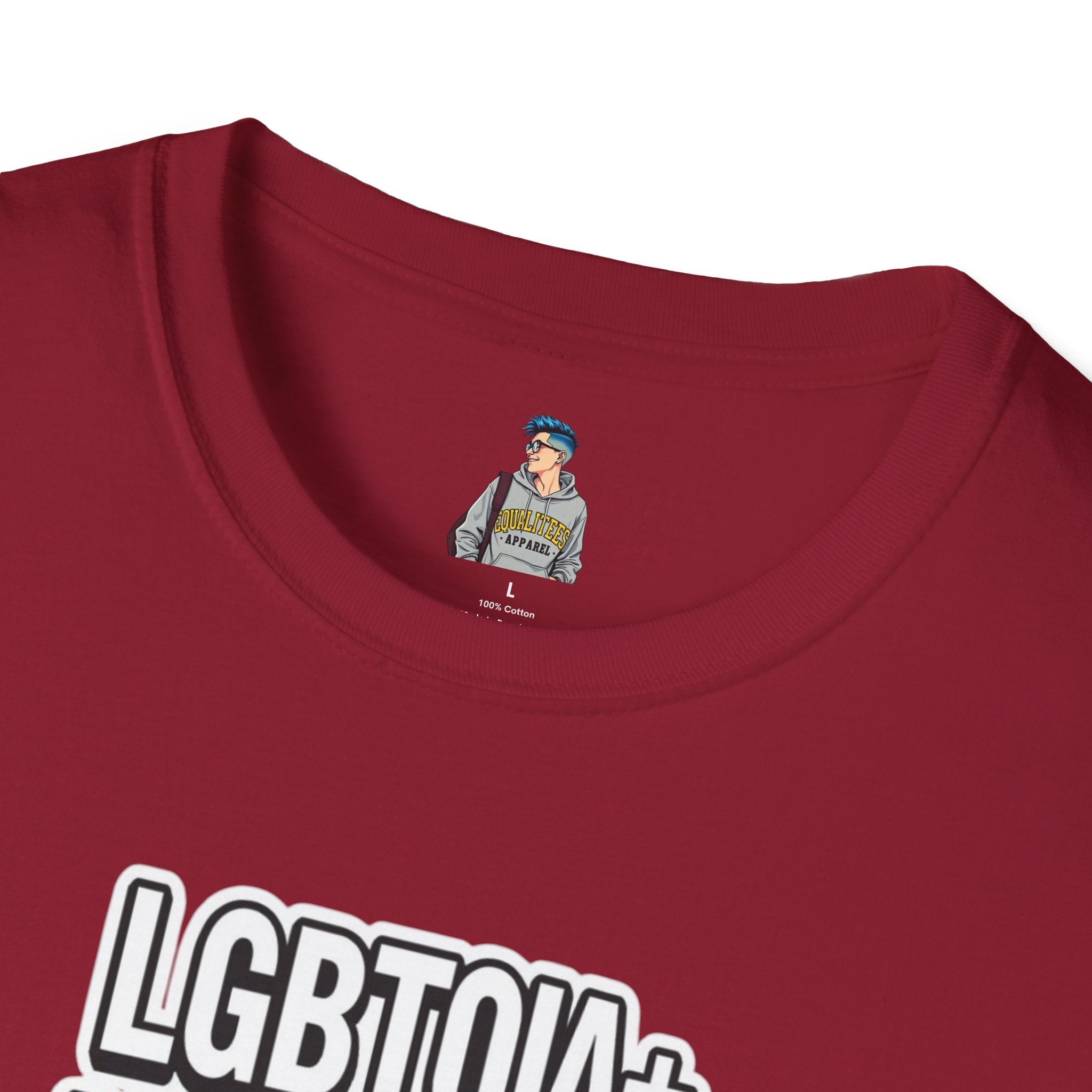 LGBTQIA+ History Is Now Unisex Softstyle T-Shirt