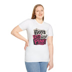 Boys Can Wear Pink T-Shirt — Bold Retro Feminist Graphic Tee