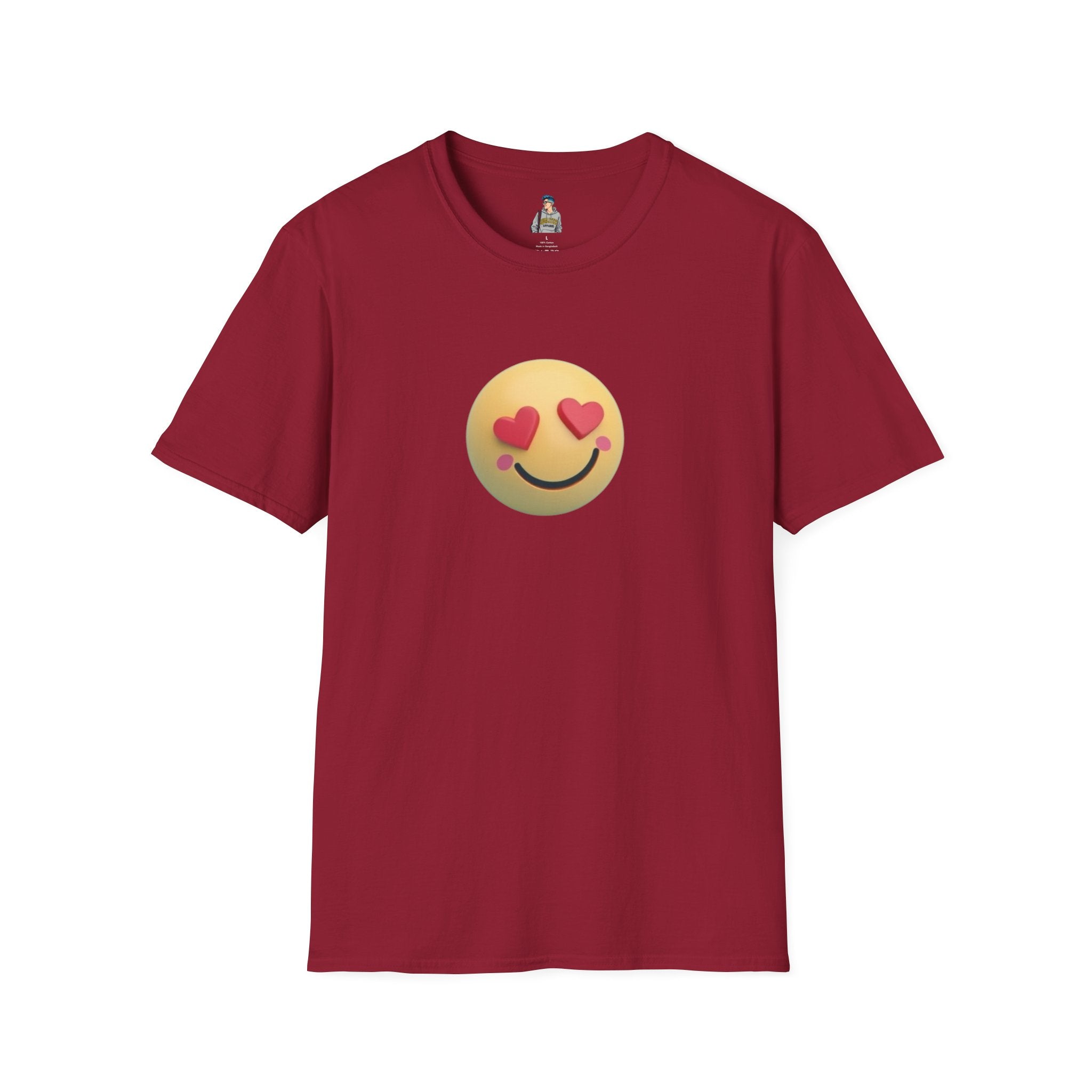 Heart Eyes Emoji - Unisex Softstyle T-Shirt