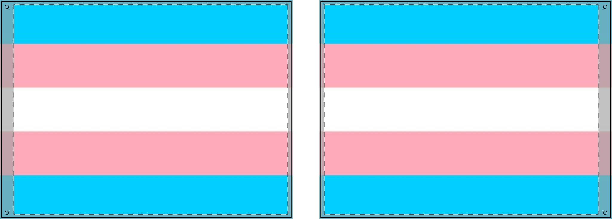 Transgender Pride Double-Sided Flag - Celebrate Inclusivity and Diversity