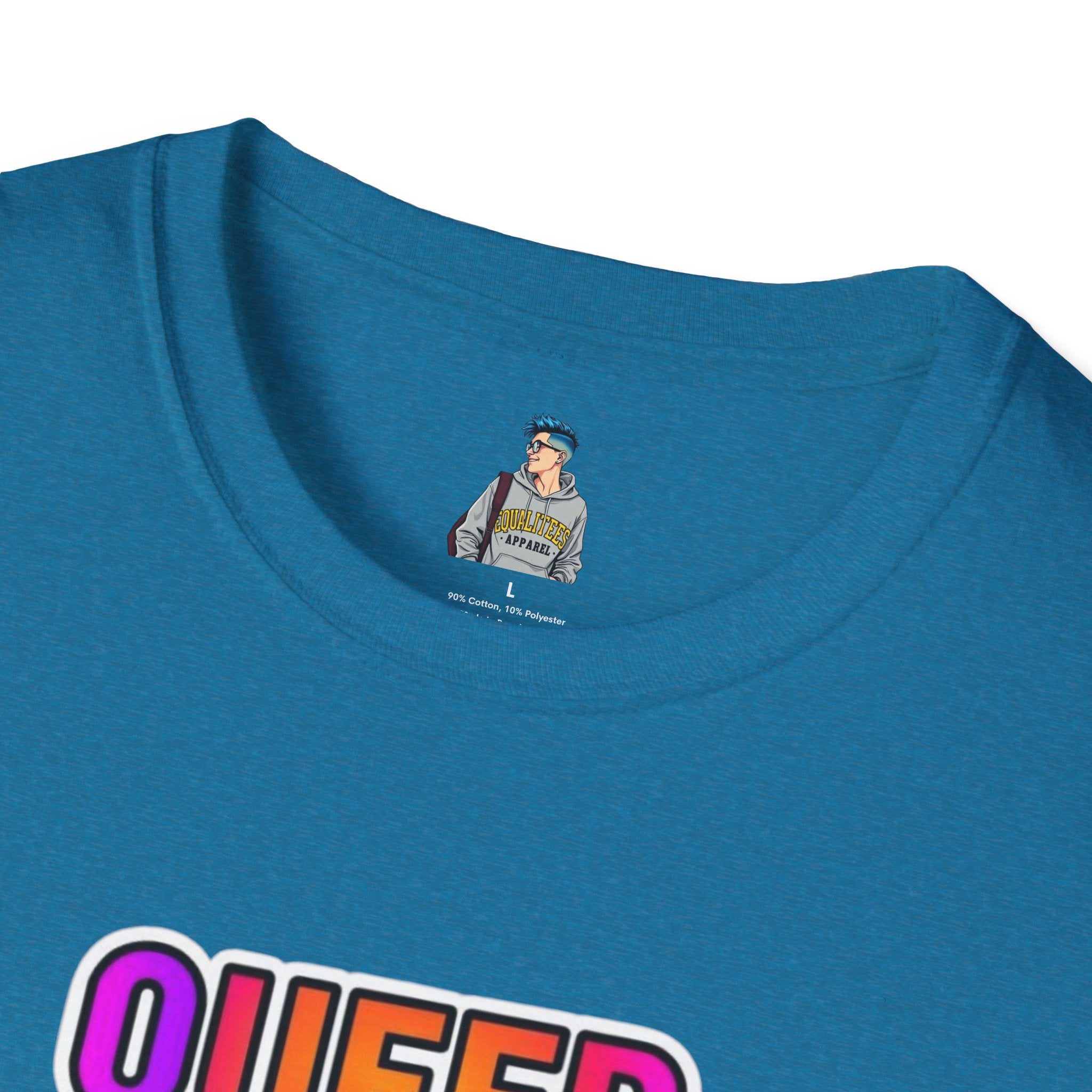 Queer Youth Exist T-Shirt | Unisex Softstyle Tee for Pride Events & Everyday Wear