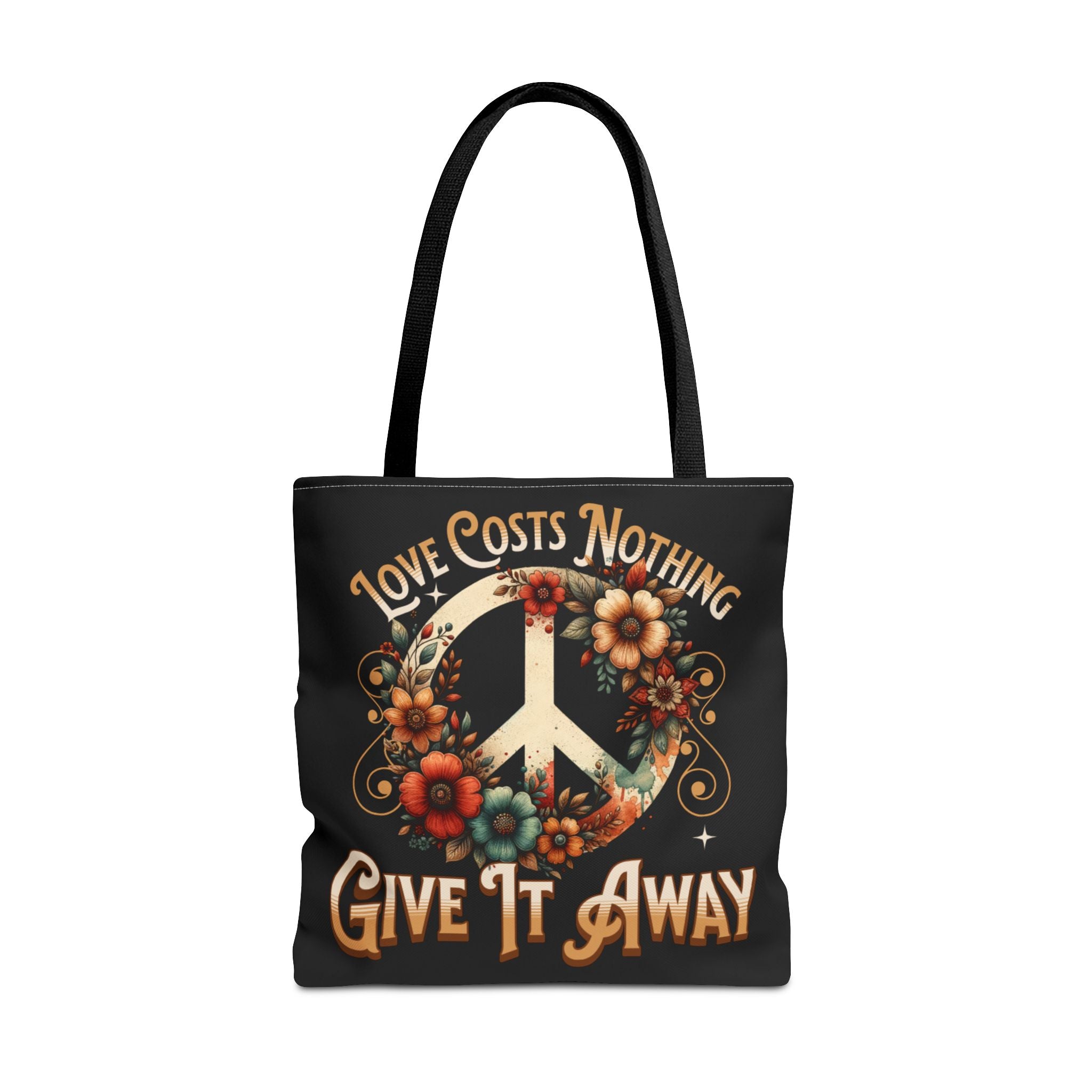 Love Costs Nothing, Give It Away Flag Tote Bag