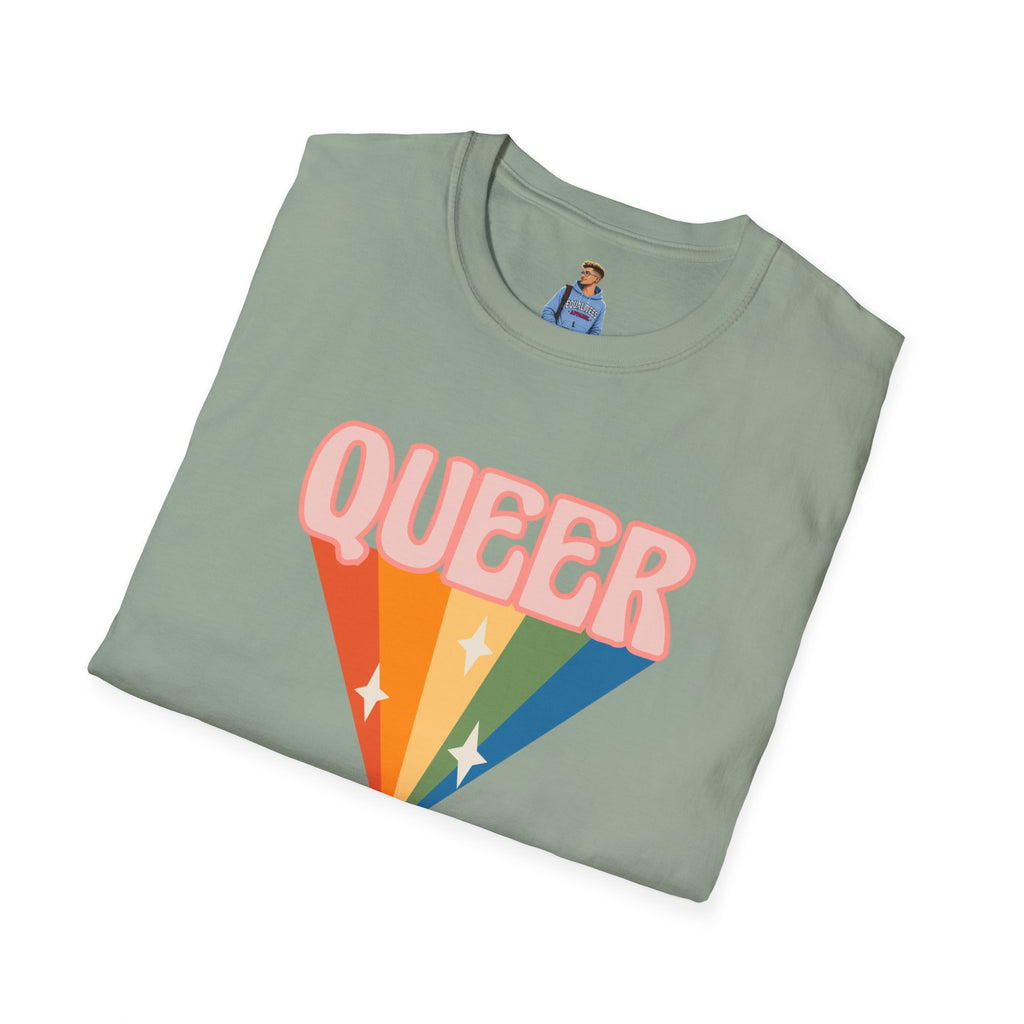Queer Rainbow Sparkle Pride Tree Las Vegas T-Shirt