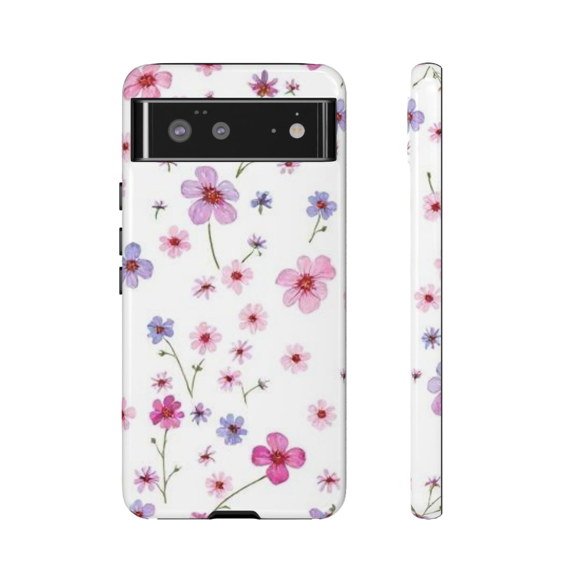 Pink Wildflower Tough Case for Android
