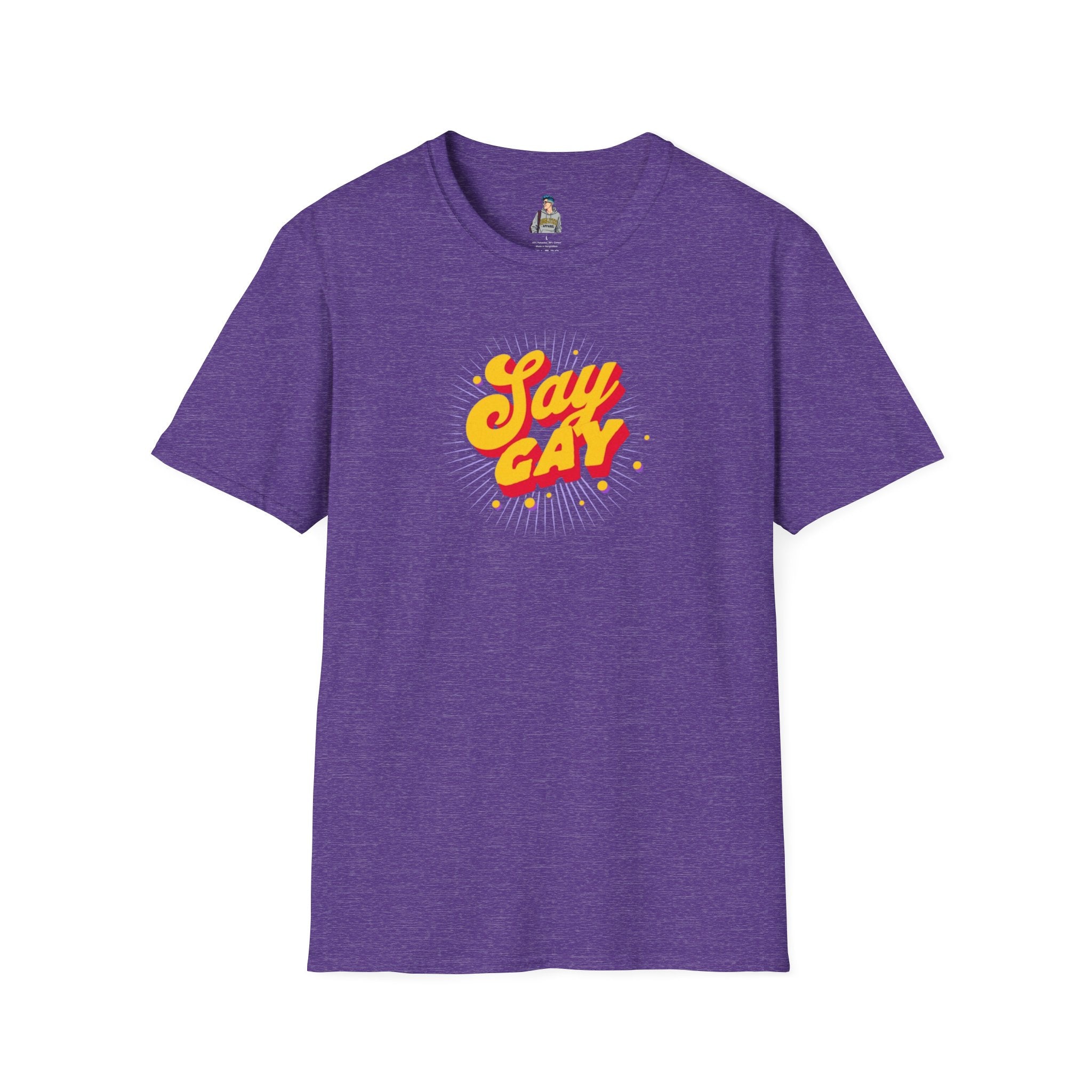 Say Gay Unisex Softstyle T-Shirt