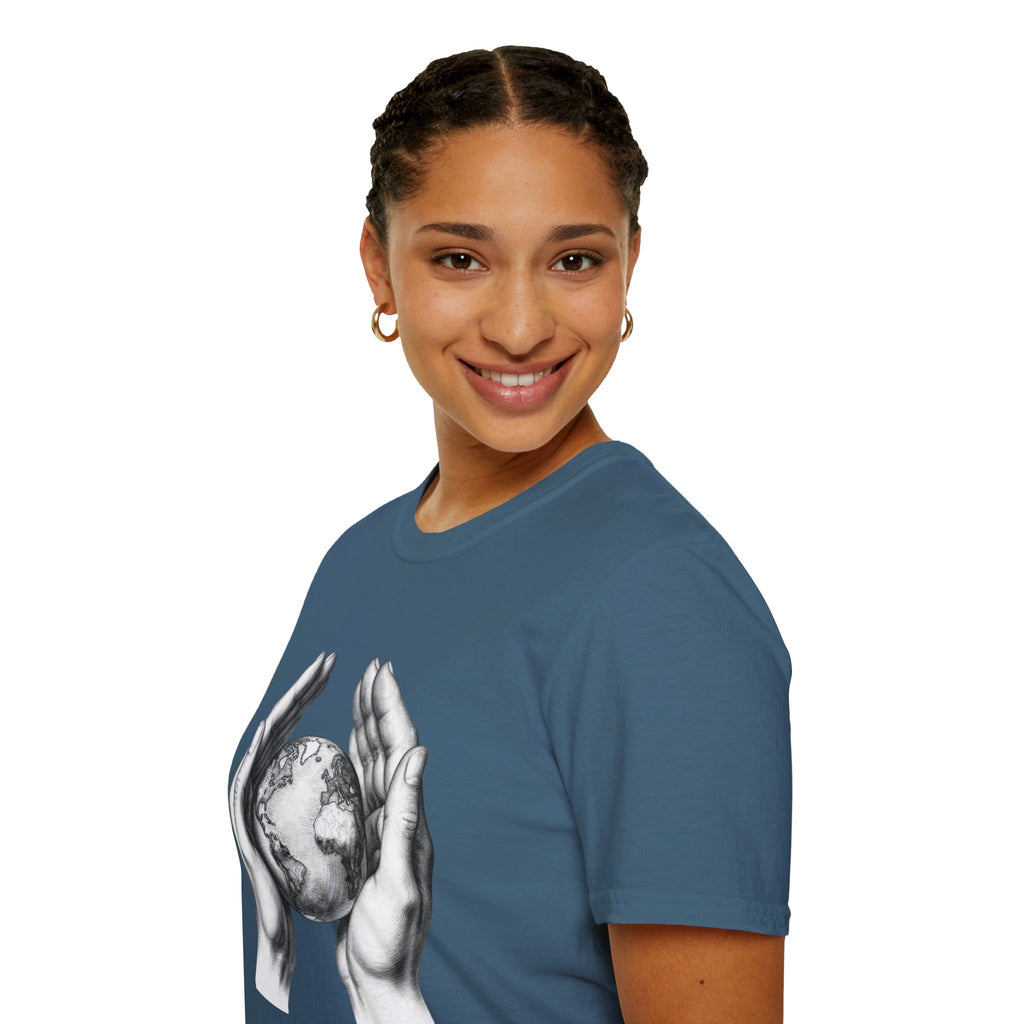 Earth in Your Hands T-Shirt — Protect the Planet Graphic Tee