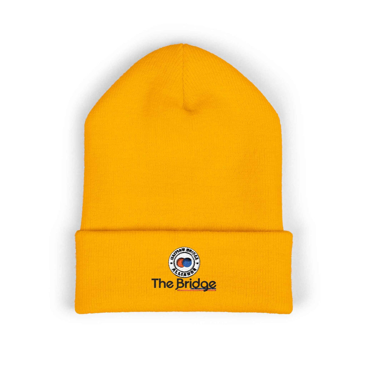 Embroidered Haitian Bridge Alliance Logo Cuffed Beanie — Warm Knit Winter Hat