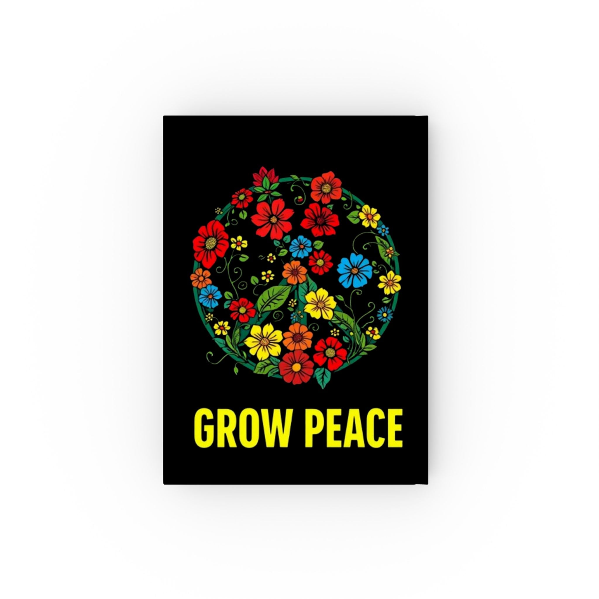 Grow Peace Hard Backed Journal - Perfect for Gifts, Journaling, and Celebrations