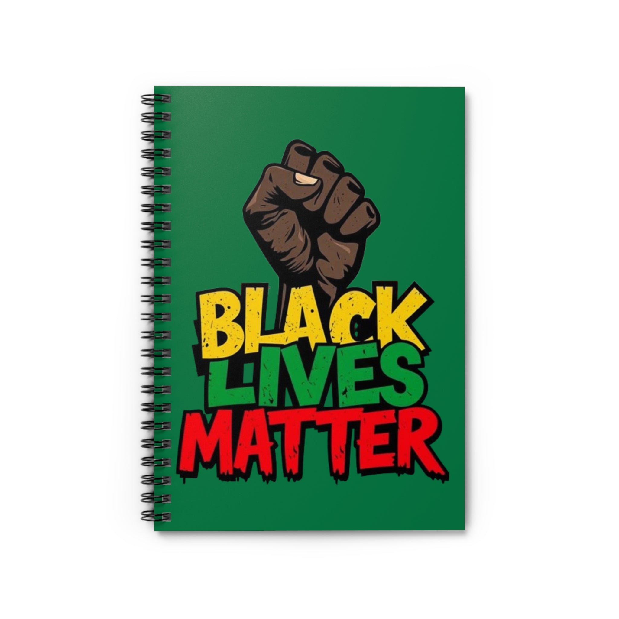 Empowerment Spiral Notebook - Black Lives Matter Design