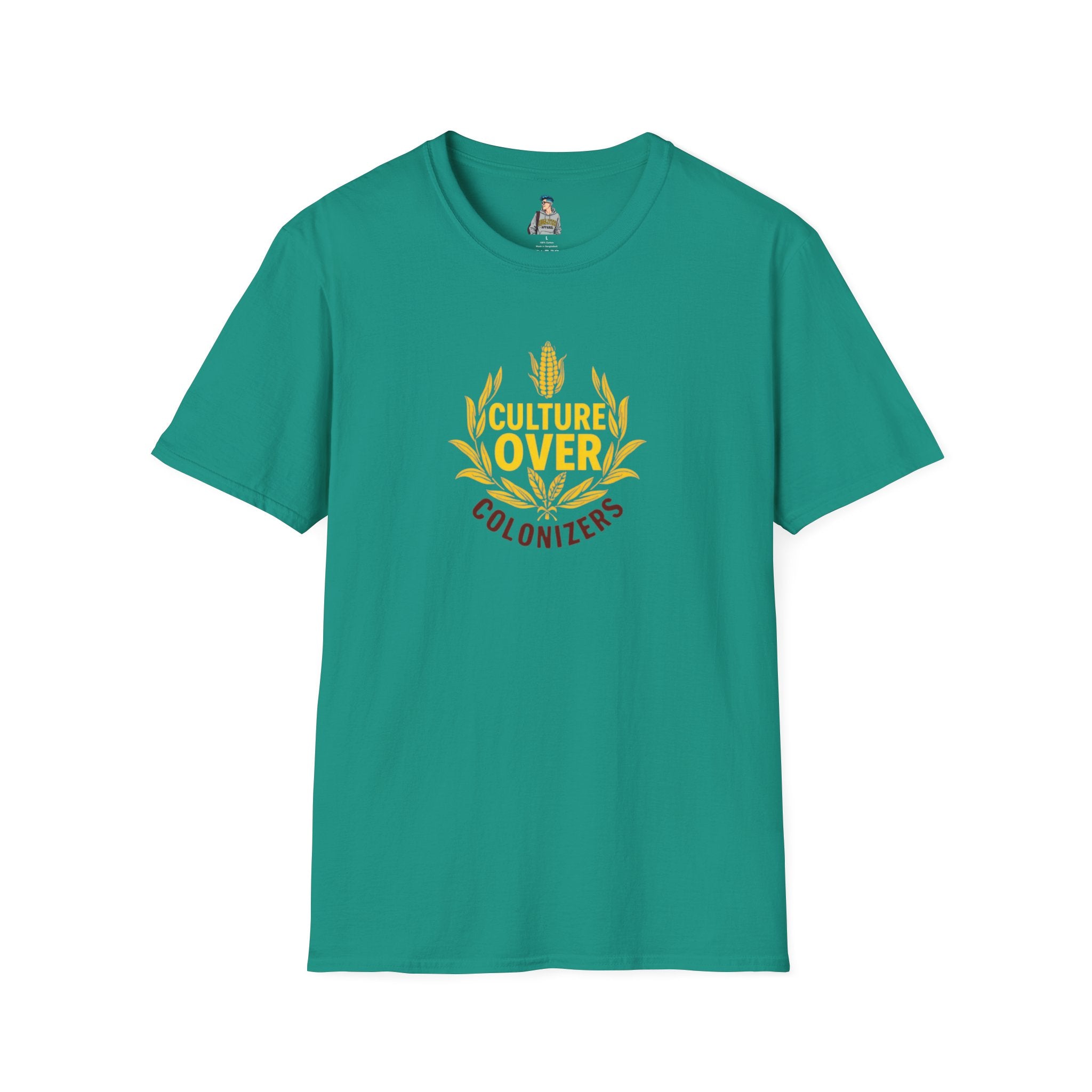 'Culture Over Colonizers' Unisex Softstyle T-shirt