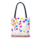 Falling Hearts Tote Bag