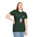 Trans Caterpillar to Butterfly Transformation T-Shirt, Unisex Graphic T-Shirt