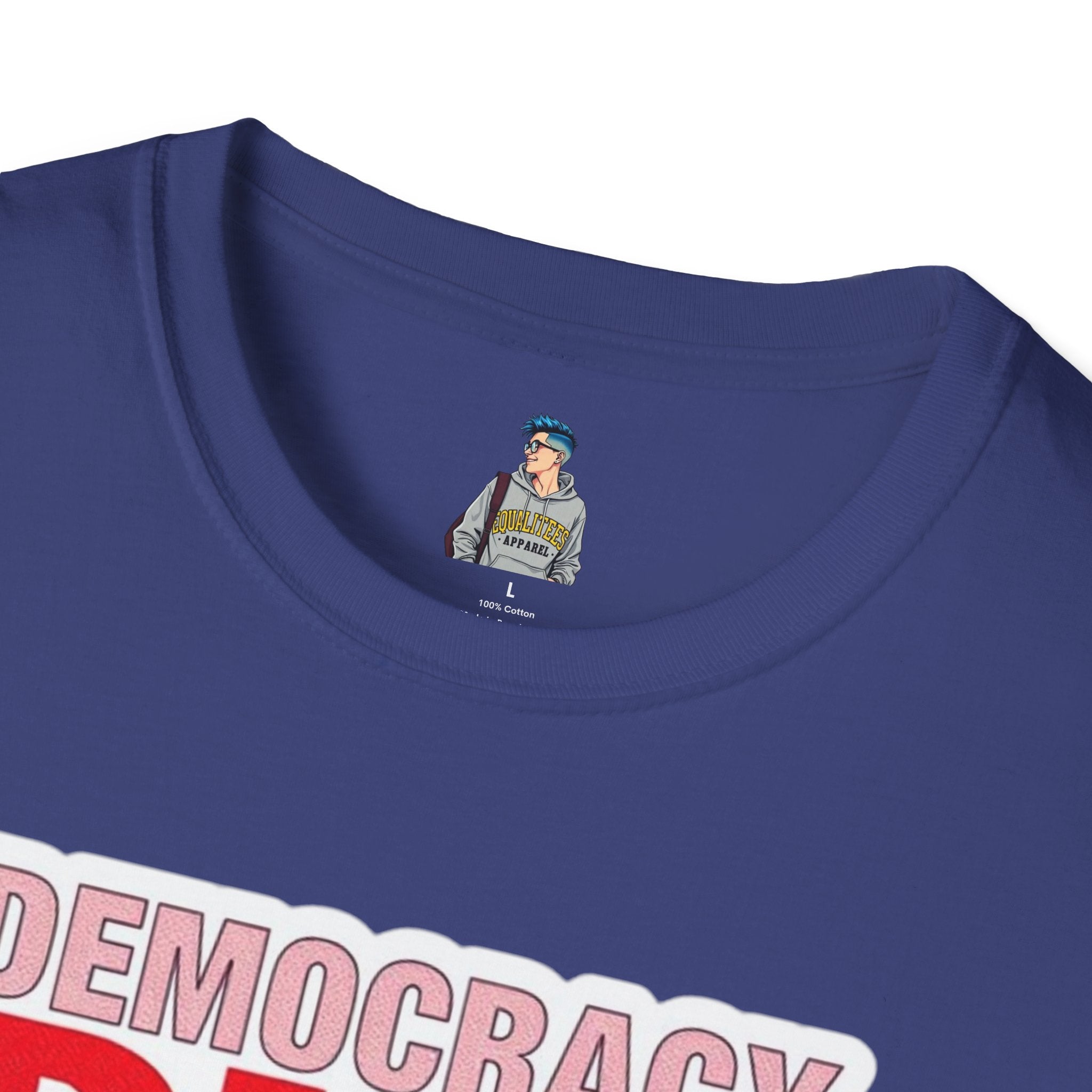 Democracy Dies Without Women Unisex Softstyle T-Shirt