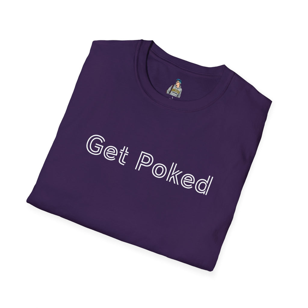 Unisex Softstyle T-Shirt - "Get Poked - Vaccines Save Lives" Statement Tee