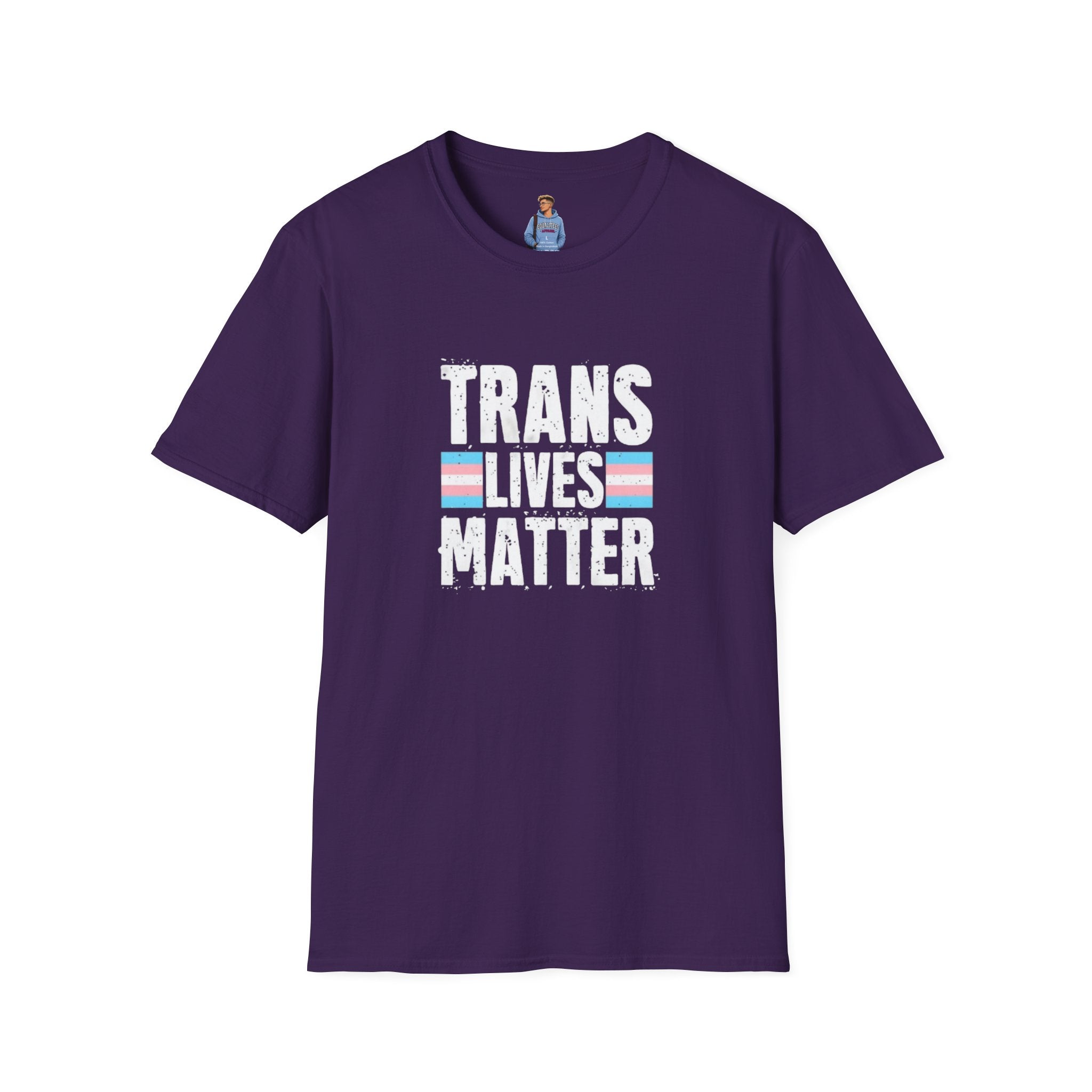 Trans Lives Matter Unisex Softstyle T-Shirt - Support LGBTQ+ Rights