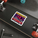 Die-Cut Stickers - DEMOCRACY DIES WITHOUT WOMEN
