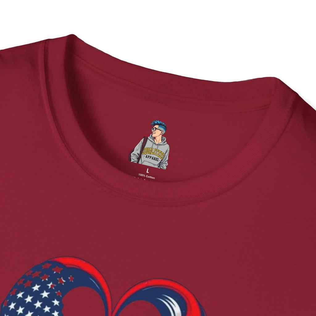 American Patriots Stand with Canada Unisex Softstyle T-Shirt